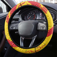 Ghana Kwame Nkrumah Memorial Day Steering Wheel Cover With Mausoleum - Wonder Print Shop