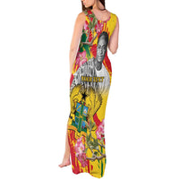 Personalized Ghana Kwame Nkrumah Memorial Day Tank Maxi Dress With Mausoleum - Wonder Print Shop