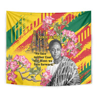 Personalized Ghana Kwame Nkrumah Memorial Day Tapestry With Mausoleum - Wonder Print Shop