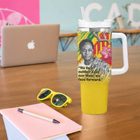 Personalized Ghana Kwame Nkrumah Memorial Day Tumbler With Handle With Mausoleum - Wonder Print Shop