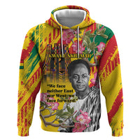 Personalized Ghana Kwame Nkrumah Memorial Day Zip Hoodie With Mausoleum - Wonder Print Shop