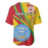 Personalized Mali Independence Day Baseball Jersey Coat Of Arms With Hibiscus Sabdariffa - Wonder Print Shop