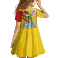 Personalized Mali Independence Day Family Matching Off Shoulder Short Dress and Hawaiian Shirt Coat Of Arms With Hibiscus Sabdariffa - Wonder Print Shop