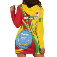 Personalized Mali Independence Day Hoodie Dress Coat Of Arms With Hibiscus Sabdariffa - Wonder Print Shop