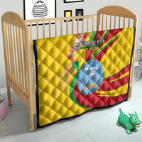 Mali Independence Day Quilt Coat Of Arms With Hibiscus Sabdariffa - Wonder Print Shop