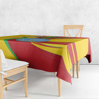 Mali Independence Day Tablecloth Coat Of Arms With Hibiscus Sabdariffa - Wonder Print Shop