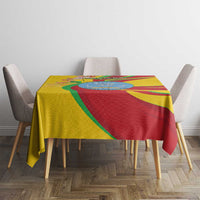 Mali Independence Day Tablecloth Coat Of Arms With Hibiscus Sabdariffa - Wonder Print Shop