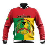 Personalized Guinea-Bissau Baseball Jacket Coat Of Arms Flag Style - Wonder Print Shop