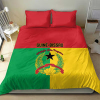 Guinea-Bissau Bedding Set Coat Of Arms Flag Style - Wonder Print Shop