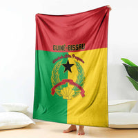 Guinea-Bissau Blanket Coat Of Arms Flag Style - Wonder Print Shop