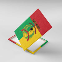Guinea-Bissau Canvas Wall Art Coat Of Arms Flag Style - Wonder Print Shop