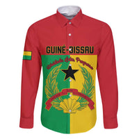 Personalized Guinea-Bissau Family Matching Tank Maxi Dress and Hawaiian Shirt Coat Of Arms Flag Style - Wonder Print Shop