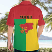 Personalized Guinea-Bissau Hawaiian Shirt Coat Of Arms Flag Style - Wonder Print Shop