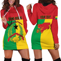 Personalized Guinea-Bissau Hoodie Dress Coat Of Arms Flag Style - Wonder Print Shop