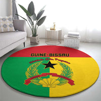 Guinea-Bissau Round Carpet Coat Of Arms Flag Style - Wonder Print Shop
