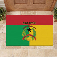 Guinea-Bissau Rubber Doormat Coat Of Arms Flag Style - Wonder Print Shop