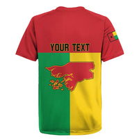 Personalized Guinea-Bissau Rugby Jersey Coat Of Arms Flag Style - Wonder Print Shop