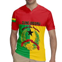 Personalized Guinea-Bissau Rugby Jersey Coat Of Arms Flag Style - Wonder Print Shop