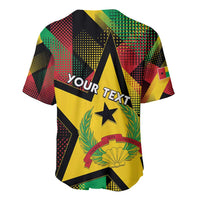 Personalized Guinea-Bissau Independence Day Baseball Jersey Coat Of Arms With Map - Wonder Print Shop