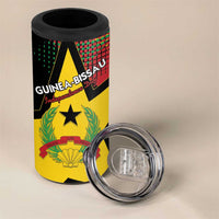 Personalized Guinea-Bissau Independence Day 4 in 1 Can Cooler Tumbler Coat Of Arms With Map - Wonder Print Shop