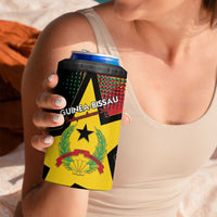 Personalized Guinea-Bissau Independence Day 4 in 1 Can Cooler Tumbler Coat Of Arms With Map - Wonder Print Shop