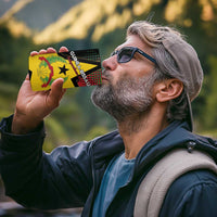 Personalized Guinea-Bissau Independence Day 4 in 1 Can Cooler Tumbler Coat Of Arms With Map - Wonder Print Shop