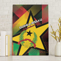 Guinea-Bissau Independence Day Canvas Wall Art Coat Of Arms With Map - Wonder Print Shop