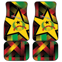 Guinea-Bissau Independence Day Car Mats Coat Of Arms With Map - Wonder Print Shop