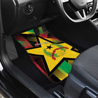 Guinea-Bissau Independence Day Car Mats Coat Of Arms With Map - Wonder Print Shop