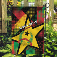 Guinea-Bissau Independence Day Garden Flag Coat Of Arms With Map - Wonder Print Shop