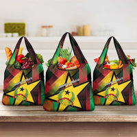 Guinea-Bissau Independence Day Grocery Bag Coat Of Arms With Map - Wonder Print Shop