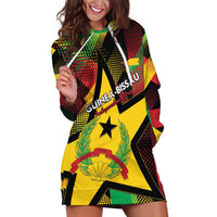 Personalized Guinea-Bissau Independence Day Hoodie Dress Coat Of Arms With Map - Wonder Print Shop