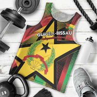 Personalized Guinea-Bissau Independence Day Men Tank Top Coat Of Arms With Map - Wonder Print Shop