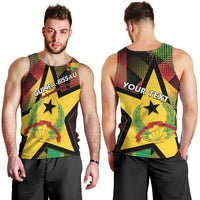 Personalized Guinea-Bissau Independence Day Men Tank Top Coat Of Arms With Map - Wonder Print Shop