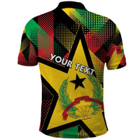 Personalized Guinea-Bissau Independence Day Polo Shirt Coat Of Arms With Map - Wonder Print Shop