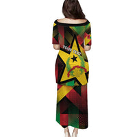 Personalized Guinea-Bissau Independence Day Puletasi Coat Of Arms With Map - Wonder Print Shop