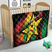 Guinea-Bissau Independence Day Quilt Coat Of Arms With Map - Wonder Print Shop