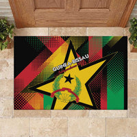 Guinea-Bissau Independence Day Rubber Doormat Coat Of Arms With Map - Wonder Print Shop