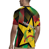 Personalized Guinea-Bissau Independence Day Rugby Jersey Coat Of Arms With Map - Wonder Print Shop