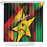 Guinea-Bissau Independence Day Shower Curtain Coat Of Arms With Map - Wonder Print Shop