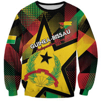 Personalized Guinea-Bissau Independence Day Sweatshirt Coat Of Arms With Map - Wonder Print Shop
