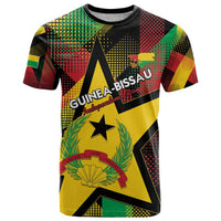 Personalized Guinea-Bissau Independence Day T Shirt Coat Of Arms With Map - Wonder Print Shop