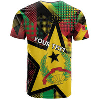 Personalized Guinea-Bissau Independence Day T Shirt Coat Of Arms With Map - Wonder Print Shop