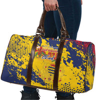 Chad Republic Day Travel Bag Coat Of Arms - Grunge Style - Wonder Print Shop