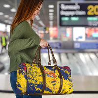 Chad Republic Day Travel Bag Coat Of Arms - Grunge Style - Wonder Print Shop