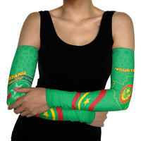 Mauritania Independence Day Arm Sleeves Coat Of Arms With Map - Wonder Print Shop