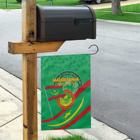 Mauritania Independence Day Garden Flag Coat Of Arms With Map - Wonder Print Shop