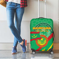 Mauritania Independence Day Luggage Cover Coat Of Arms With Map - Wonder Print Shop