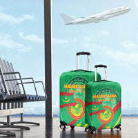 Mauritania Independence Day Luggage Cover Coat Of Arms With Map - Wonder Print Shop