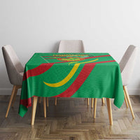 Mauritania Independence Day Tablecloth Coat Of Arms With Map - Wonder Print Shop